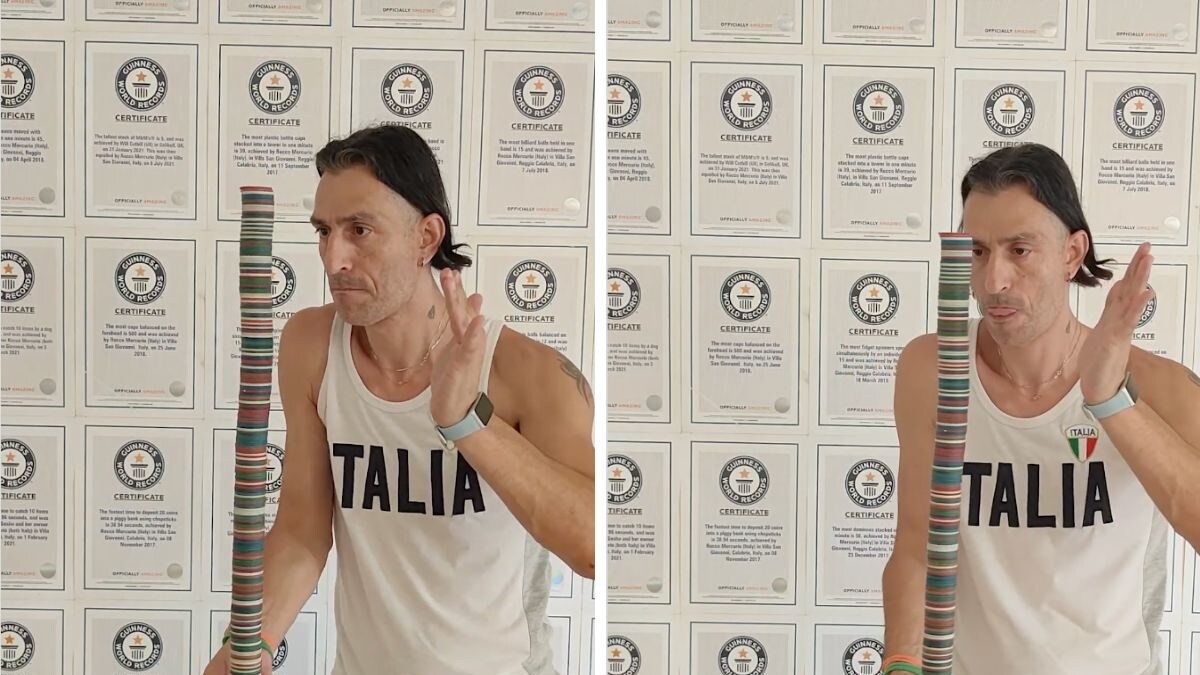 Can You Balance 255 Poker Chips On A Finger? This Man Did And He Has The World Record - Vimarsana News