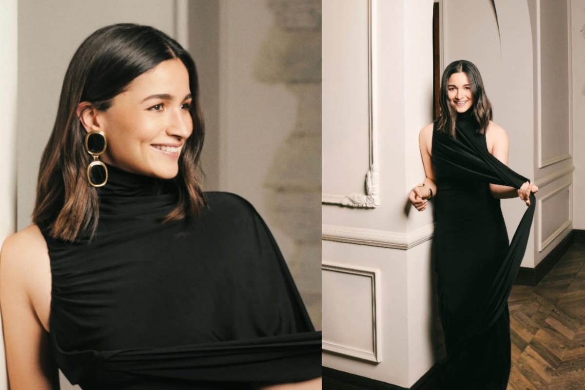 Alia Bhatt Captures 'A Very Chic Moment' In An All-Black Outfit, See Pics