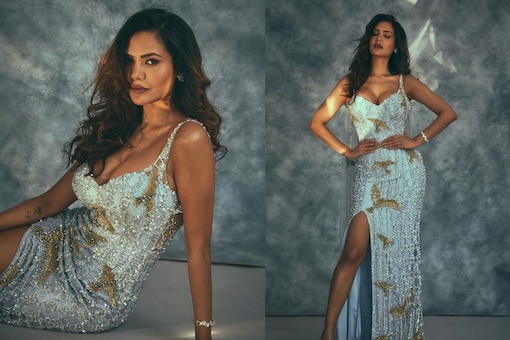 Esha Gupta looked gorgeous in a Zara Umrigar masterpiece.