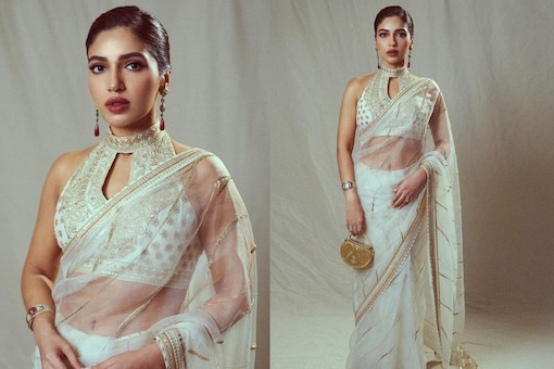 Bhumi's makeup and hairstyle choices perfectly complement her traditional attire. (Images: Instagram)