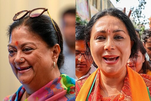 Rajasthan Assembly Election 2023: Comprehensive Results, Full List of Winning Candidates, Constituency-Wise, and Margin of Victory
(From left) Vasundhara Raje Scindia and Diya Kumari have won the Rajasthan election. (News18)