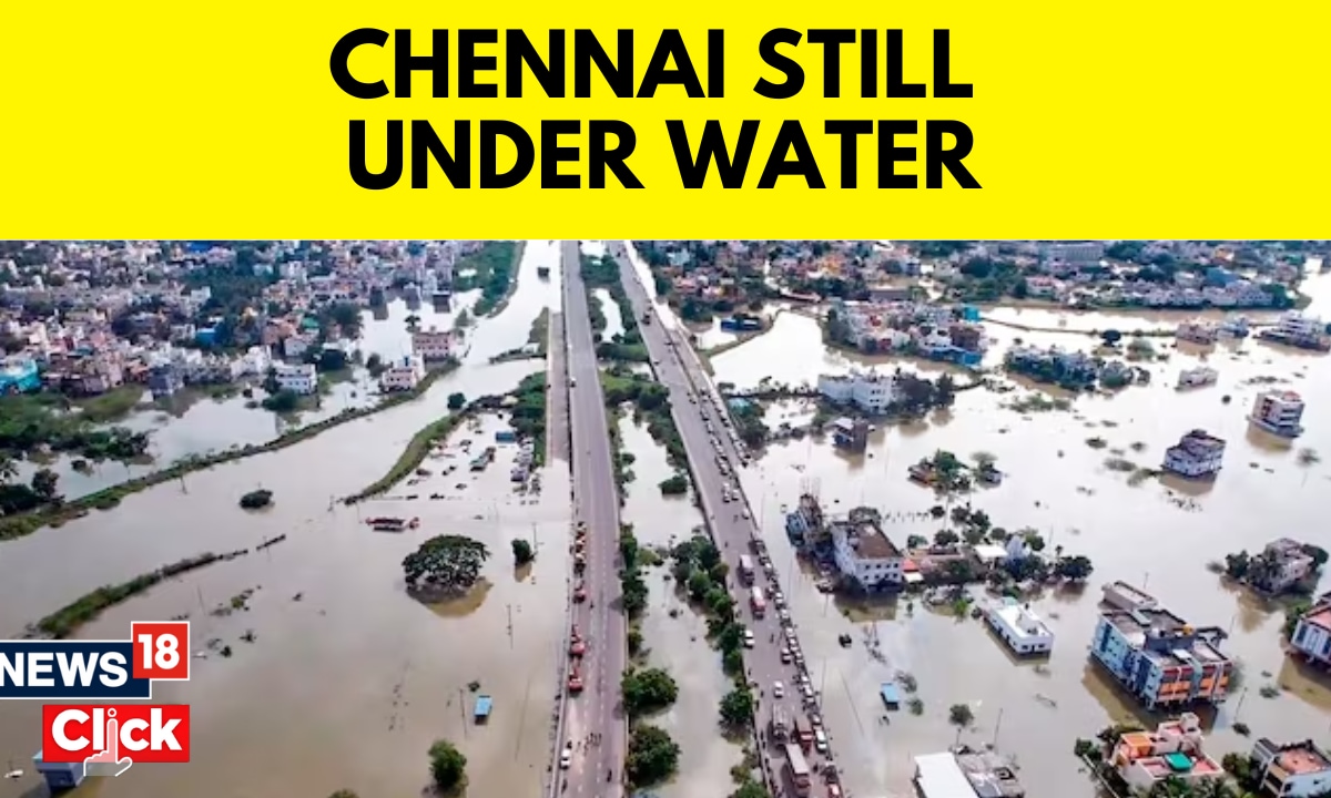 Aerial Survey: Chennai Continues To Grapple With Cyclone Michaung - News18