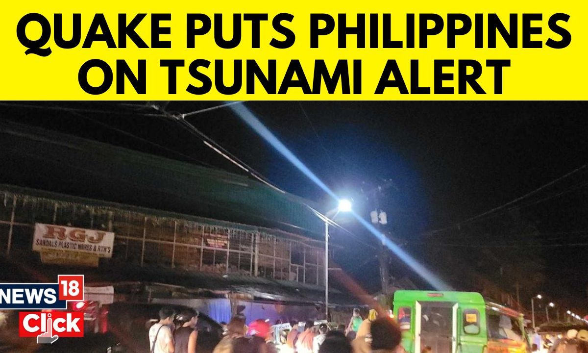 Tsunami on philippines