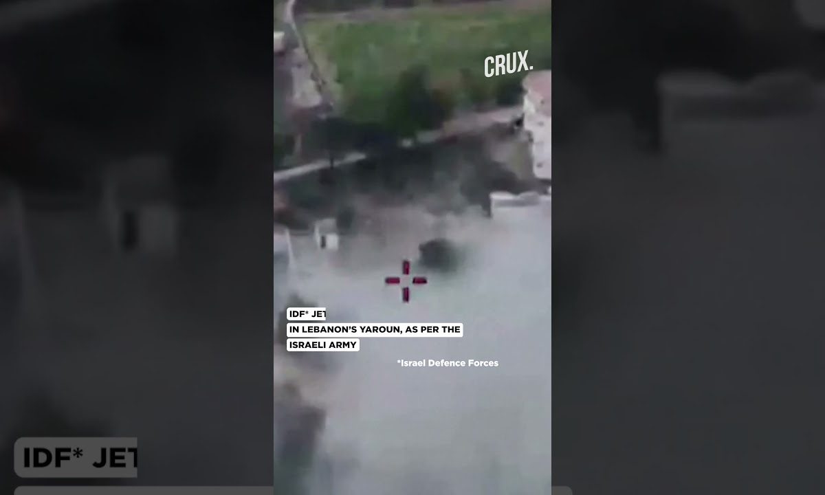 Watch | IDF Conducts Airstrikes On "Hezbollah Infrastructure" In Lebanon