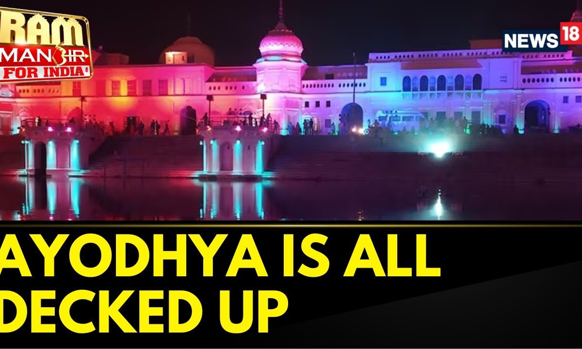 Ayodhya Ram Mandir News Ayodhya Is All Decked Up Ahead Of Grand Ram