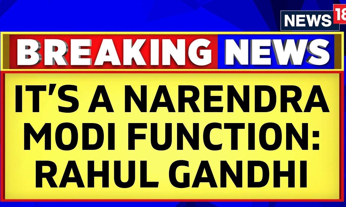 Ram Mandir | Rahul Gandhi Takes A Jibe At Pm Over Ram Mandir Inauguration, BJP Hits Back | News18