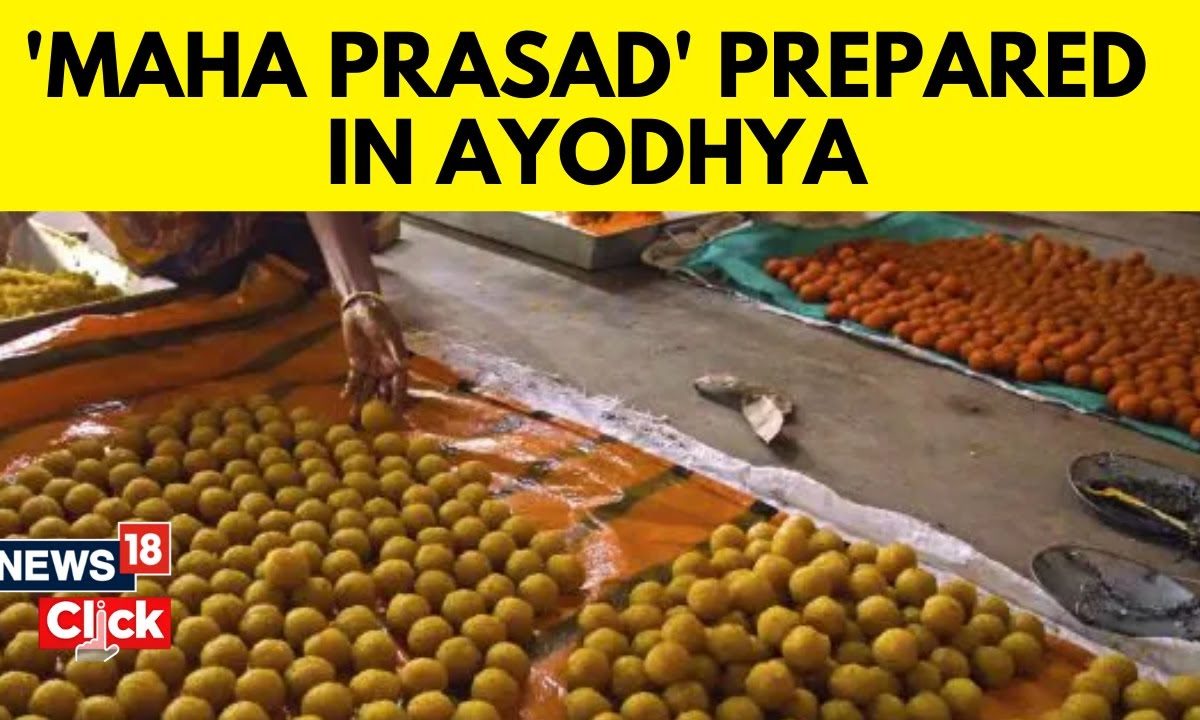 Ayodhya: Prasad Being Prepared On A Large Scale | ENglish News ...