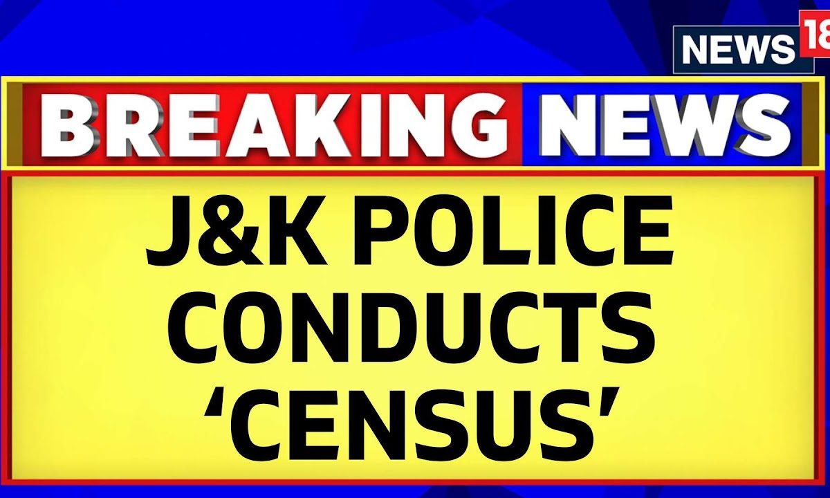 Jammu And Kashmir News | Jammu And Kashmir Police Conducts Census In The Valley | English News