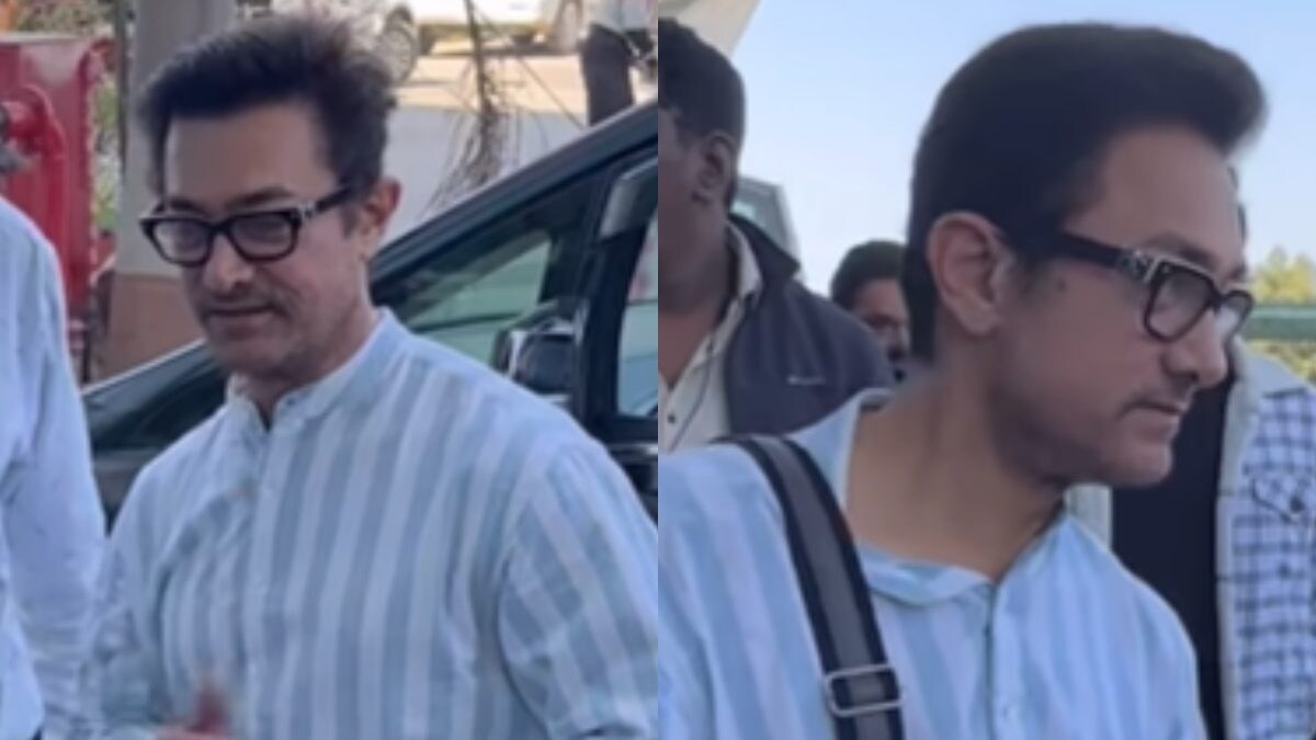 Aamir Khan Arrives In Delhi To Personally Extend Invitations For Ira