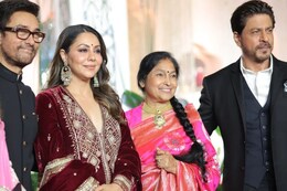 Aamir Khan, Shah Rukh Khan, Gauri Khan, Ira Khan reception,