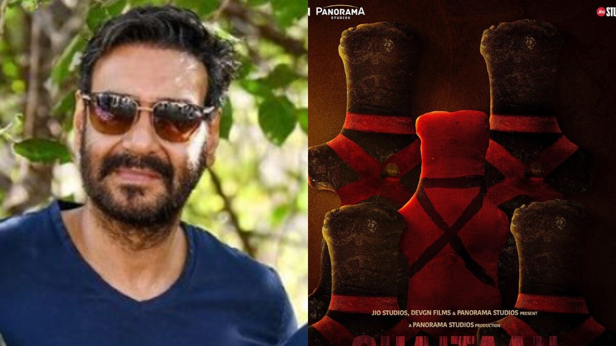 Ajay Devgn Reveals Film With R Madhavan, Jyotika Titled Shaitaan; Shares Spine Chilling Poster - Vimarsana News