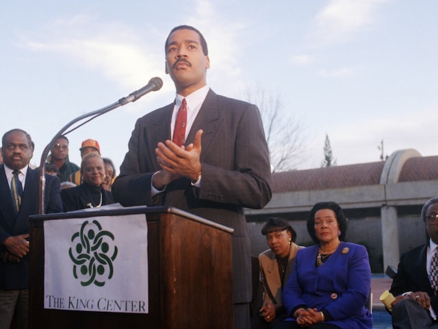 Dexter Scott King, the younger son of Martin Luther King Jr. and Coretta Scott King, has died after battling prostate cancer. (Image: AP File Photo)