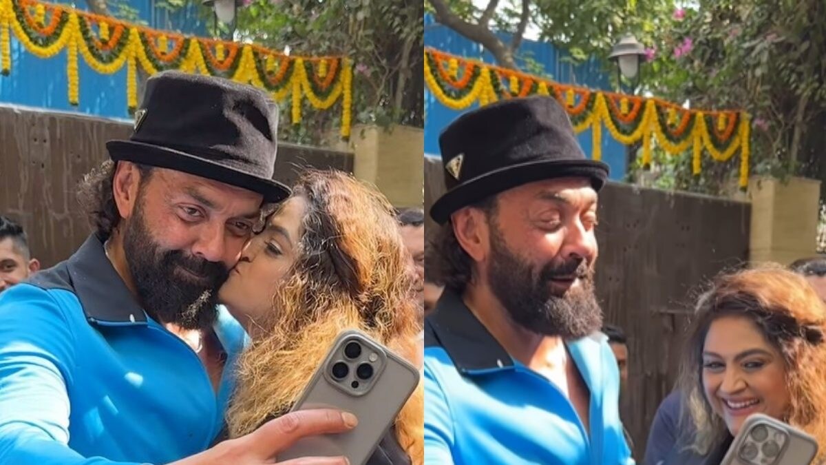 Bobby Deol Fans SHOCKED As Woman Kisses Animal Star While Taking A Selfie: 'She Should Be Jailed' - Vimarsana News