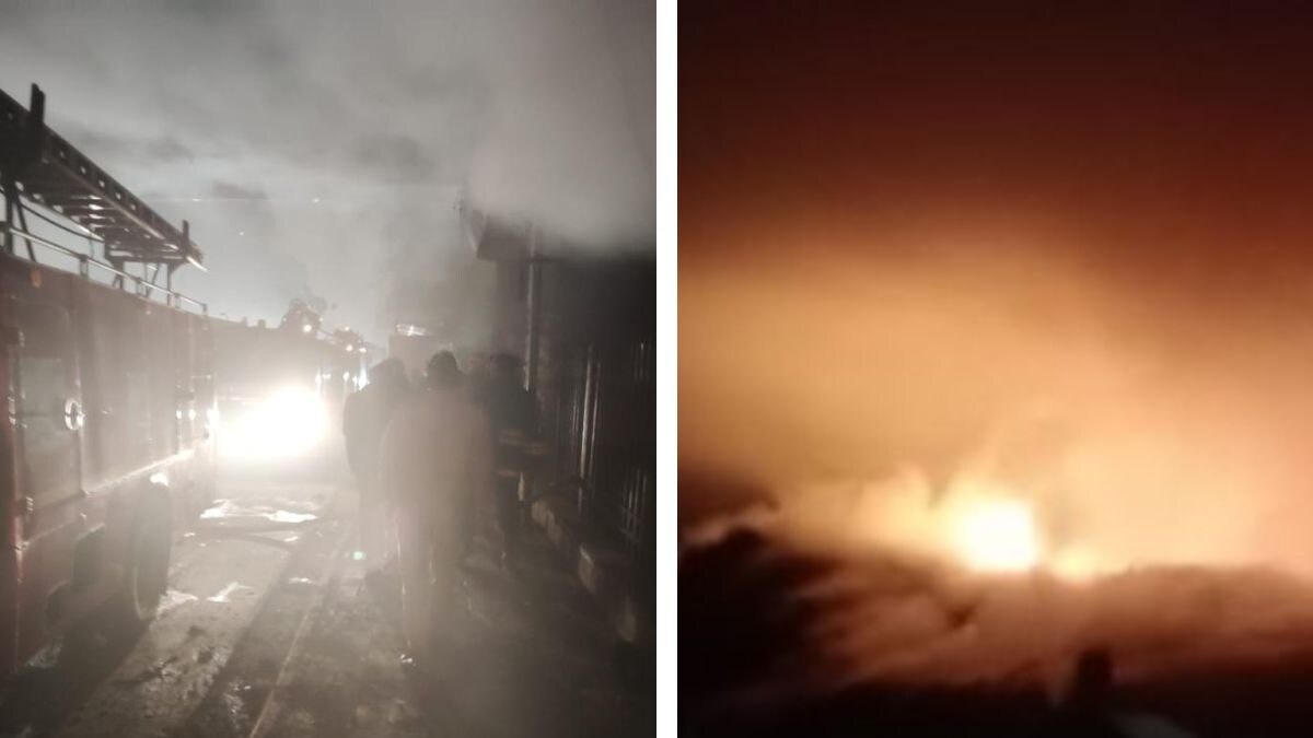 Fire Breaks Out in Forest Near Modi Mill in Delhi's Okhla, Causes Traffic Snarls - Vimarsana News