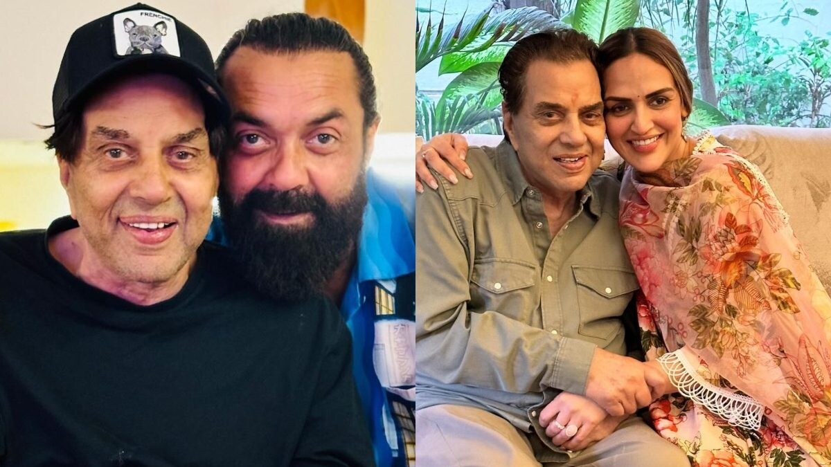 Bobby Deol Hugs Dharmendra In New Photo, Calls Him 'My Whole World'; Esha Deol Reacts - Vimarsana News