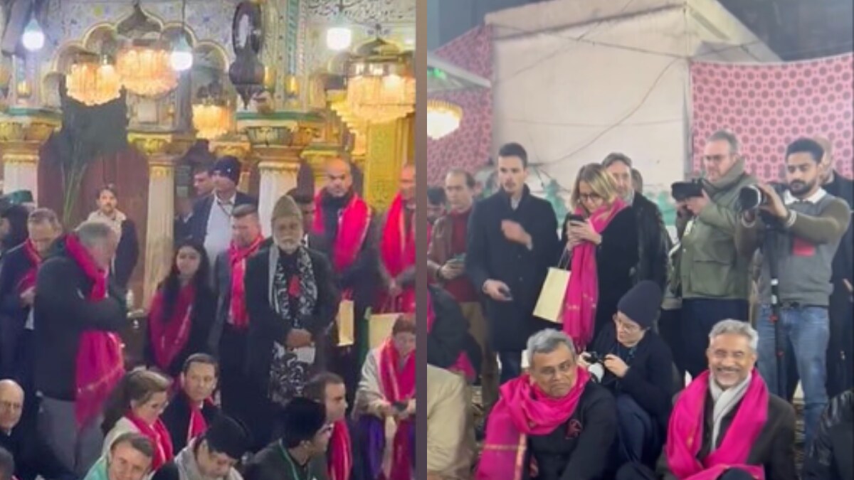 Macron's 'Kun Faya Kun' Moment: Watch French Prez Enjoy 'Qawwali' at Delhi's Nizamuddin Dargah - Vimarsana News