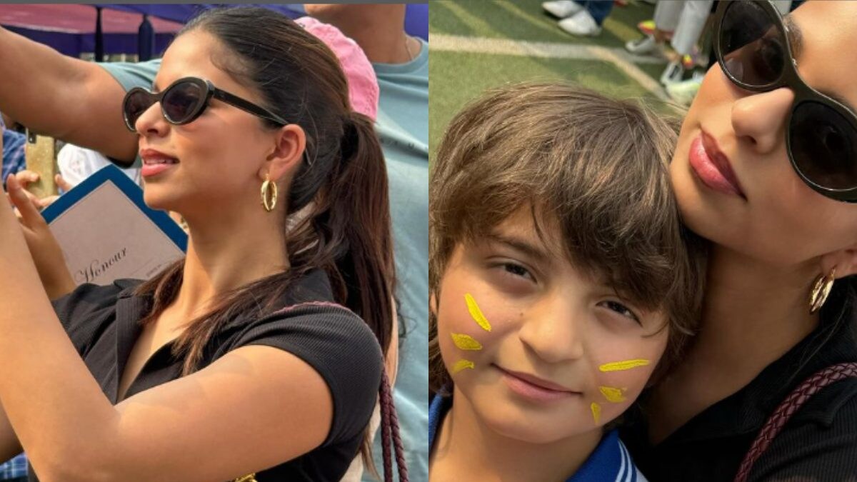 Suhana Khan Cheers For Brother AbRam, Hugs Him At a School Event; Mom Gauri Drops Adorable Photos - Vimarsana News
