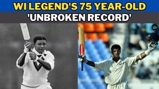 The Great Record of This West Indies Legend Has Been Intact For 75 Years