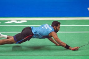 HS Prannoy in action (Image: PTI)