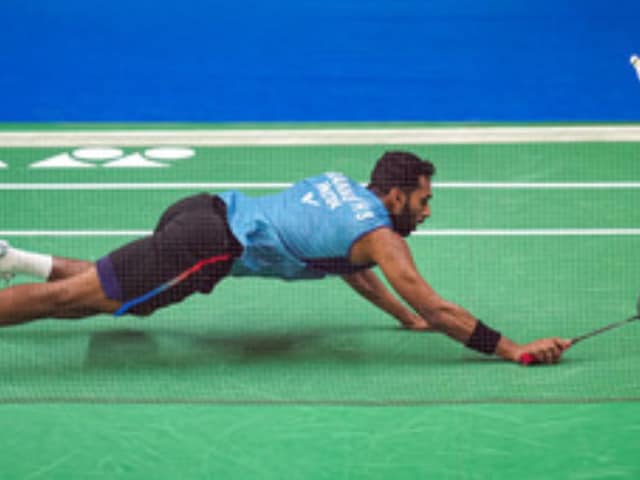 HS Prannoy in action (Image: PTI)