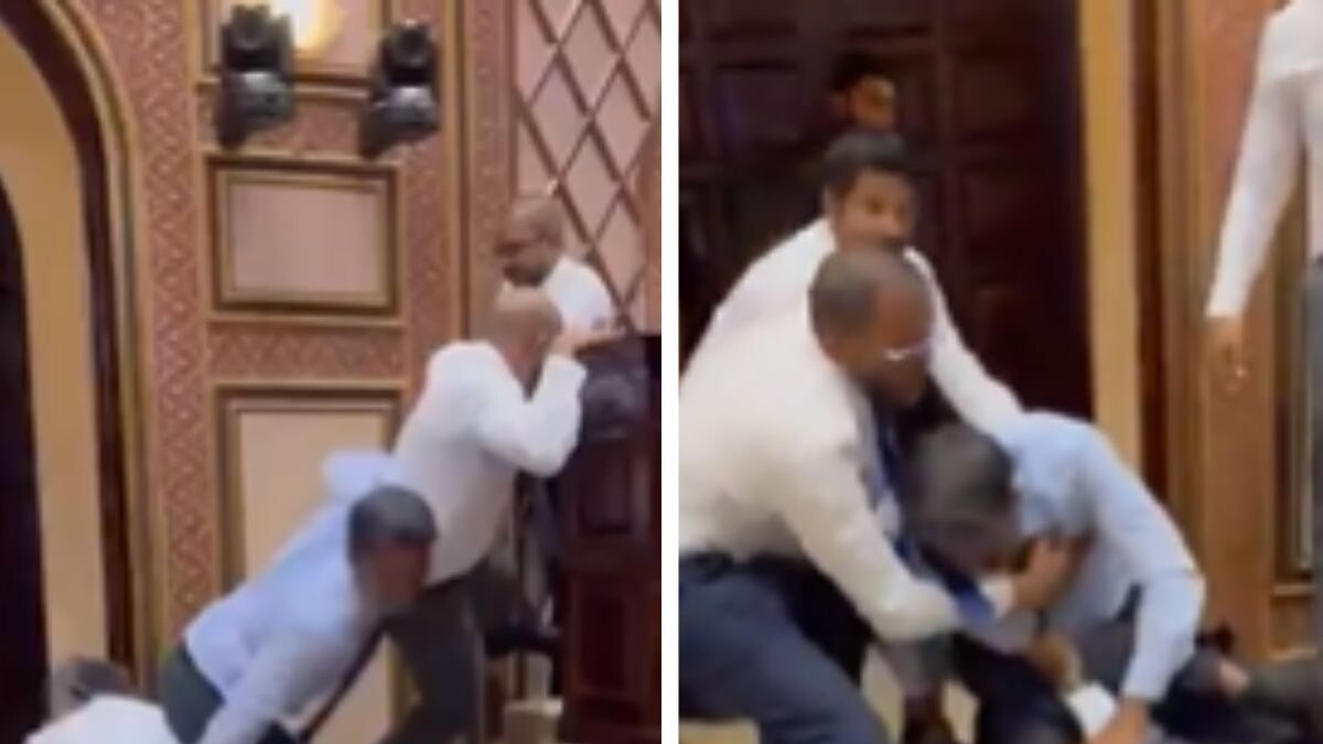 WATCH | Maldives MPs Fight in Parliament Before Crucial Vote For President Muizzu's Cabinet - Vimarsana News