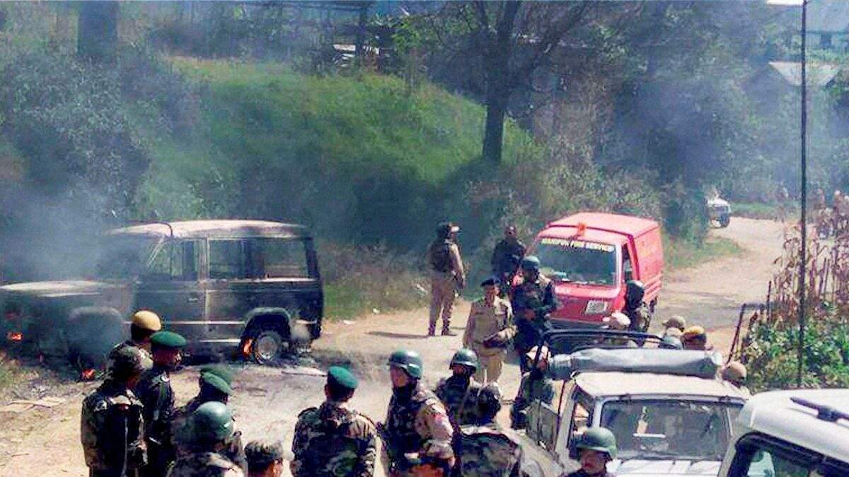 Security Forces Exchange Fire with Militants in Manipur's Moreh Town - Vimarsana News