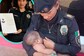 Heartwarming: Mexican Police Officer Breastfeeds Crying Baby After Hurricane Otis