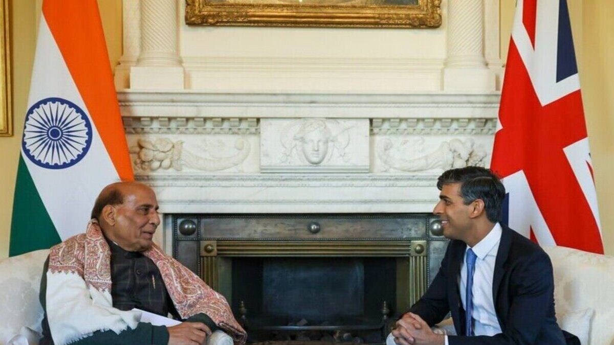Rajnath Singh Meets UK PM Rishi Sunak In London, Discusses Issues Related to Defence & Economic Cooperation - Vimarsana News