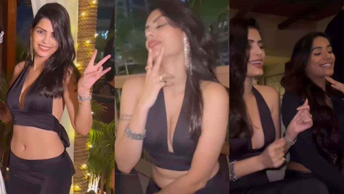 Sexy Sonali Raut Flaunts Ample Cleavage at Friend's Wedding, Parties With Poonam Pandey; See Hot Pics