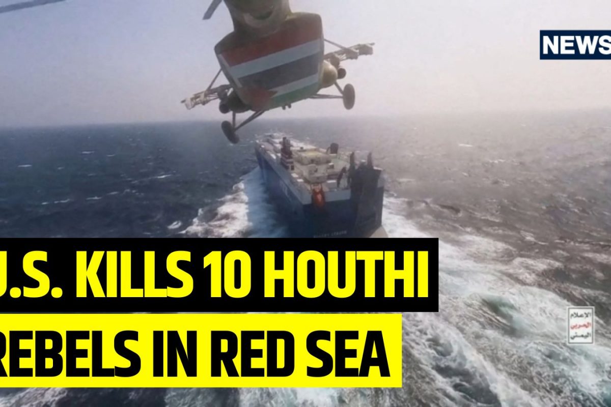 US Navy strike kills 10 Houthi rebels attacking ship in Red Sea as ...