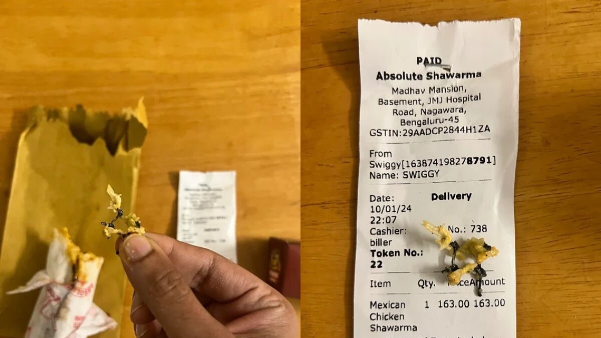 Bengaluru Man Finds Metal Piece in Shawarma Ordered From Swiggy, Company Offers Rs 50 Refund - Vimarsana News