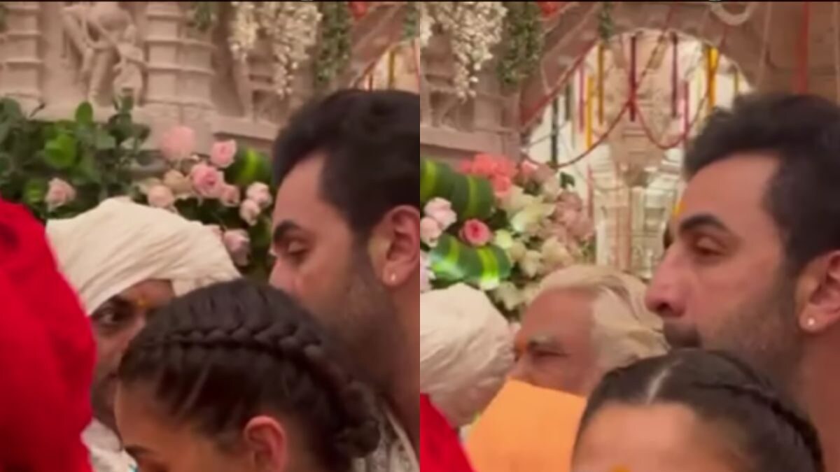 Ranbir Kapoor Praised For 'Protecting' Alia Bhatt at Ayodhya Ram Mandir, Internet Asks, 'Bare Minimum?' - Vimarsana News