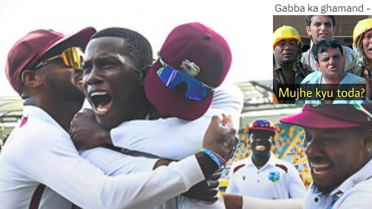 'Gabba Ka Ghamand' Memes Go Viral After West Indies' Historic Win Against Australia - Vimarsana News