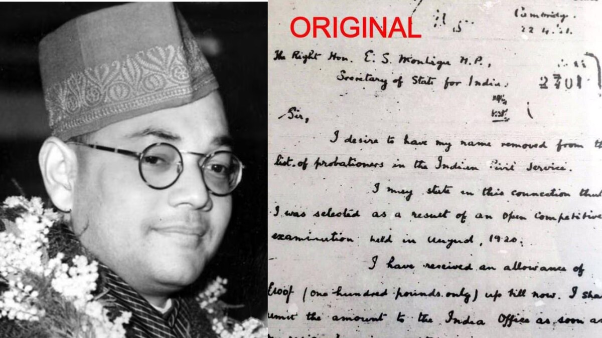 Netaji Subhas Chandra Bose's 1921 Resignation Letter Resurfaces On His 127th Birth Anniversary - Vimarsana News