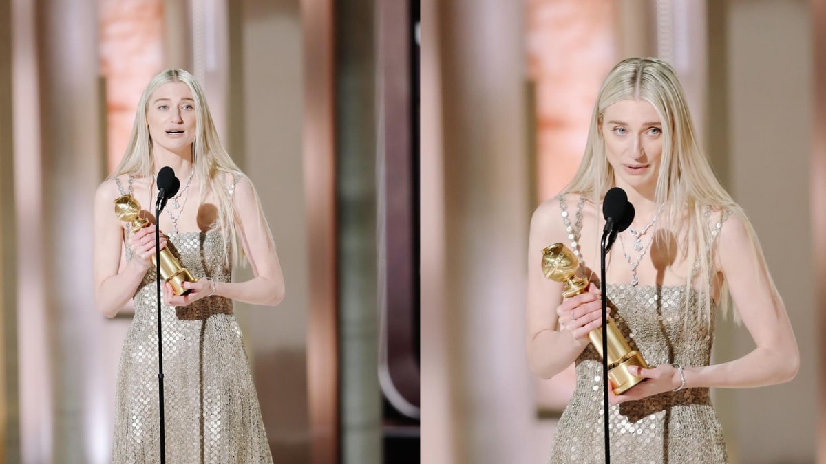 elizabeth debicki golden globes dress Elizabeth Debicki Talks 'Little Heavy' Dior Gown at Golden Globes 2024