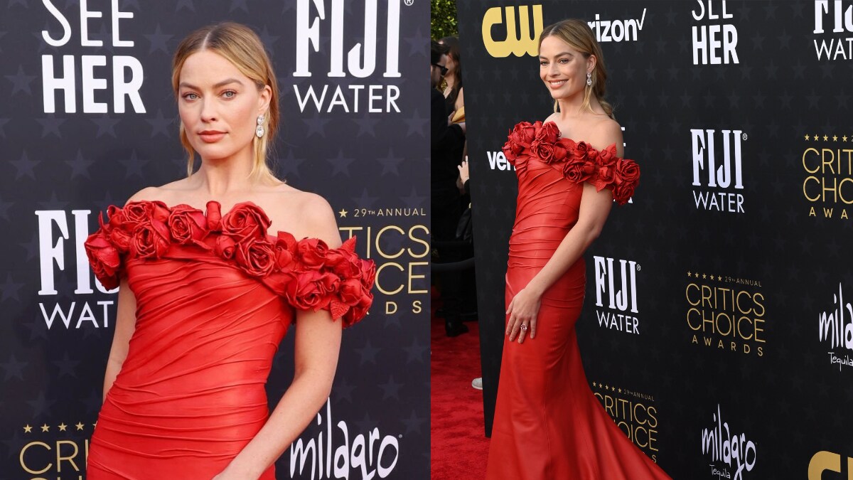 Did Margot Robbie Channel the 1996 Radiant Rose Barbie At The Critics Choice Awards 2024? - Vimarsana News