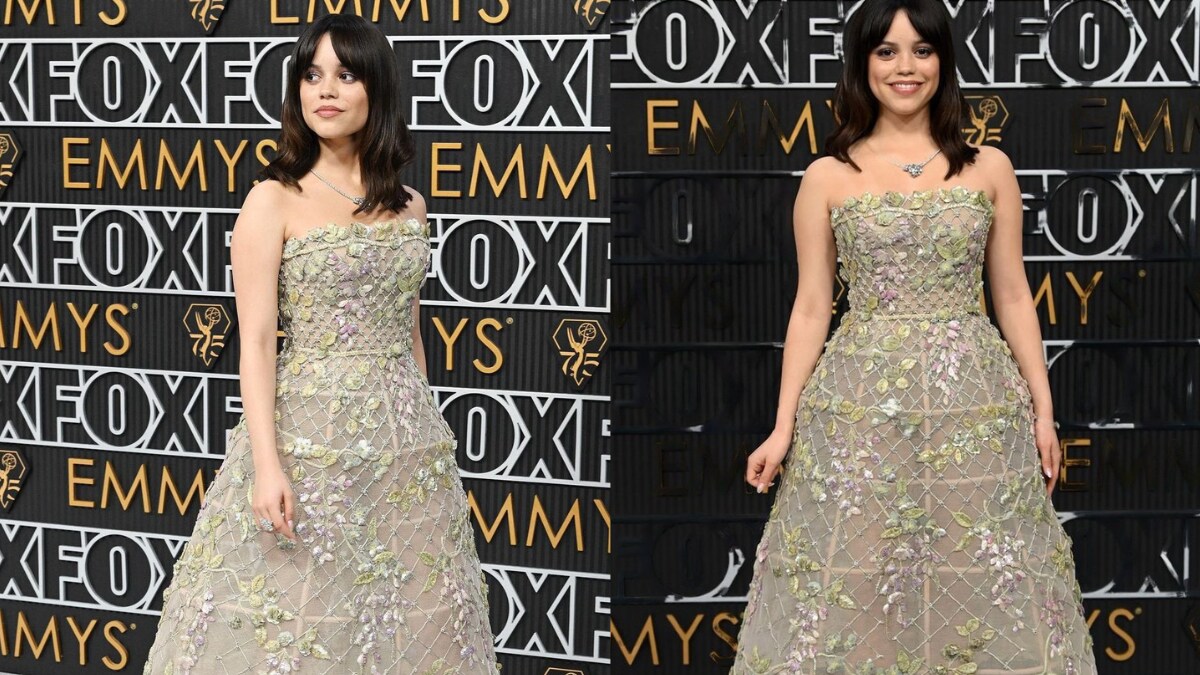 Emmy Awards 2024: Wednesday Star Jenna Ortega Steals The Show In A Lovely Floral Dior Gown - Vimarsana News