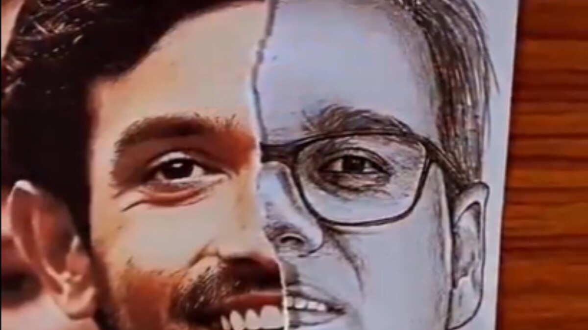 Fan-made Sketch Capturing Reel And Real '12th Fail' Hero Has IPS Manoj Sharma's Approval - Vimarsana News