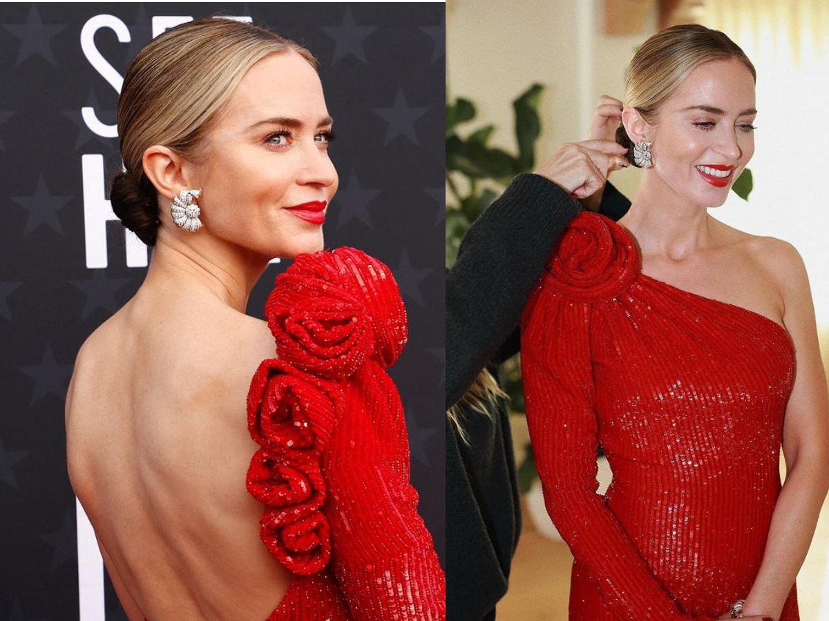 Fashion diaries: Rosie's red gown vs Chloe's revealing dress - Rediff.com