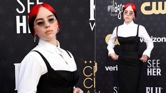 Billie Eilish's Layered Corset Dress At Critics Choice Award Is A