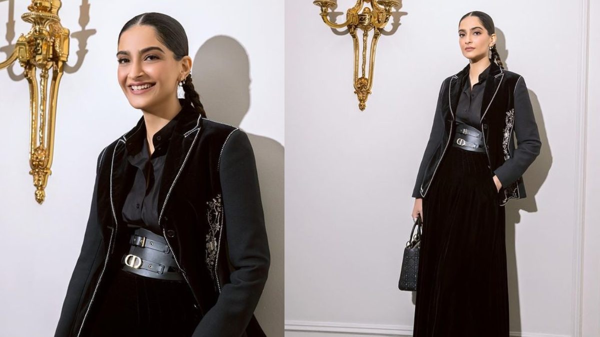 Sonam Kapoor’s Black Maxi Costume at Paris Trend Week Is All About Type And Consolation – News18