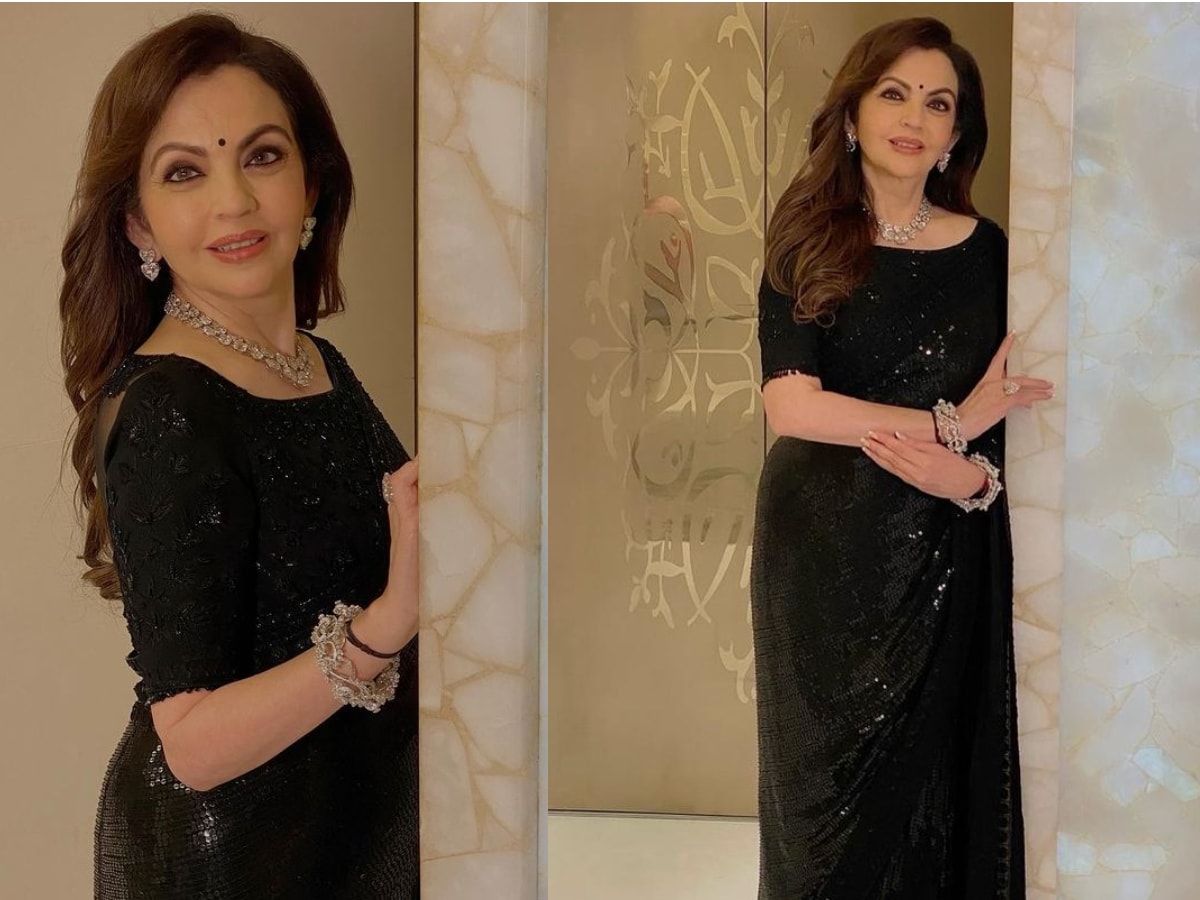 Nita Ambani Exudes Chic Vibes In A Lace Dress Worth Rs. 2 Lakhs At Her  Grandkids' First B'Day Bash