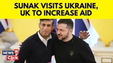 British PM Rishi Sunak visits Kyiv to announce step-up in military aid