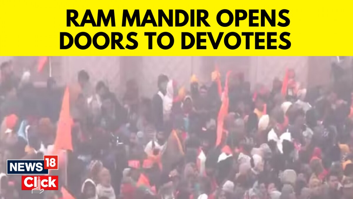 Thousands Of Devotees Queue Up As Ayodhya Ram Temple Opens Doors For ...