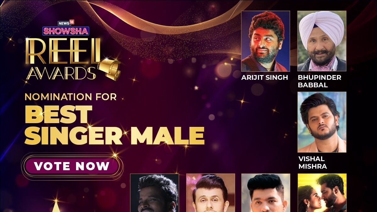 Showsha Reel Awards 2024: Arijit Singh, Sonu Nigam, Bhupinder Babbal - Who Will Win Best Singer Male? - Vimarsana News