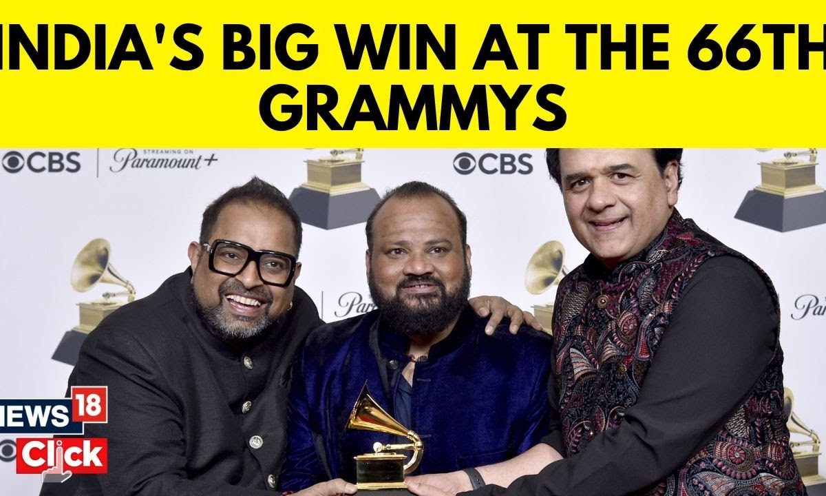 Grammy Awards 2024 Highlights Shankar Mahadevan & Zakir Hussain Win