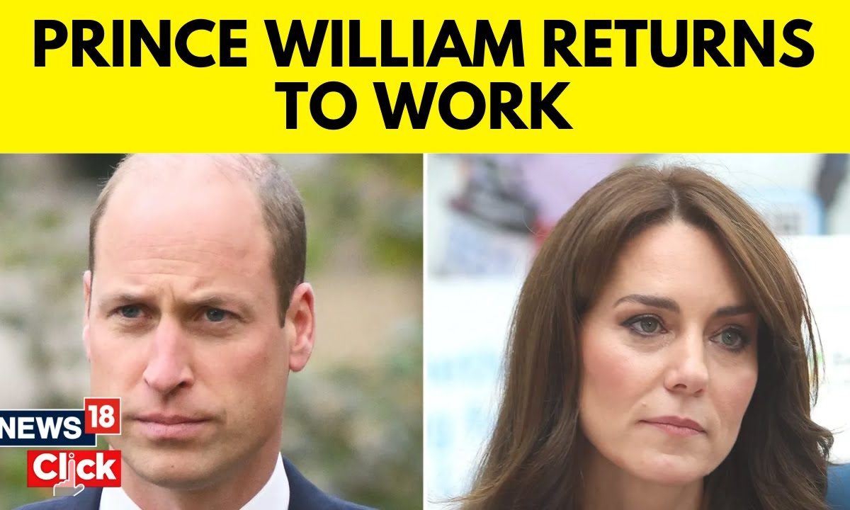 King Charles Cancer Prince William Returns To Public Duty After Wife