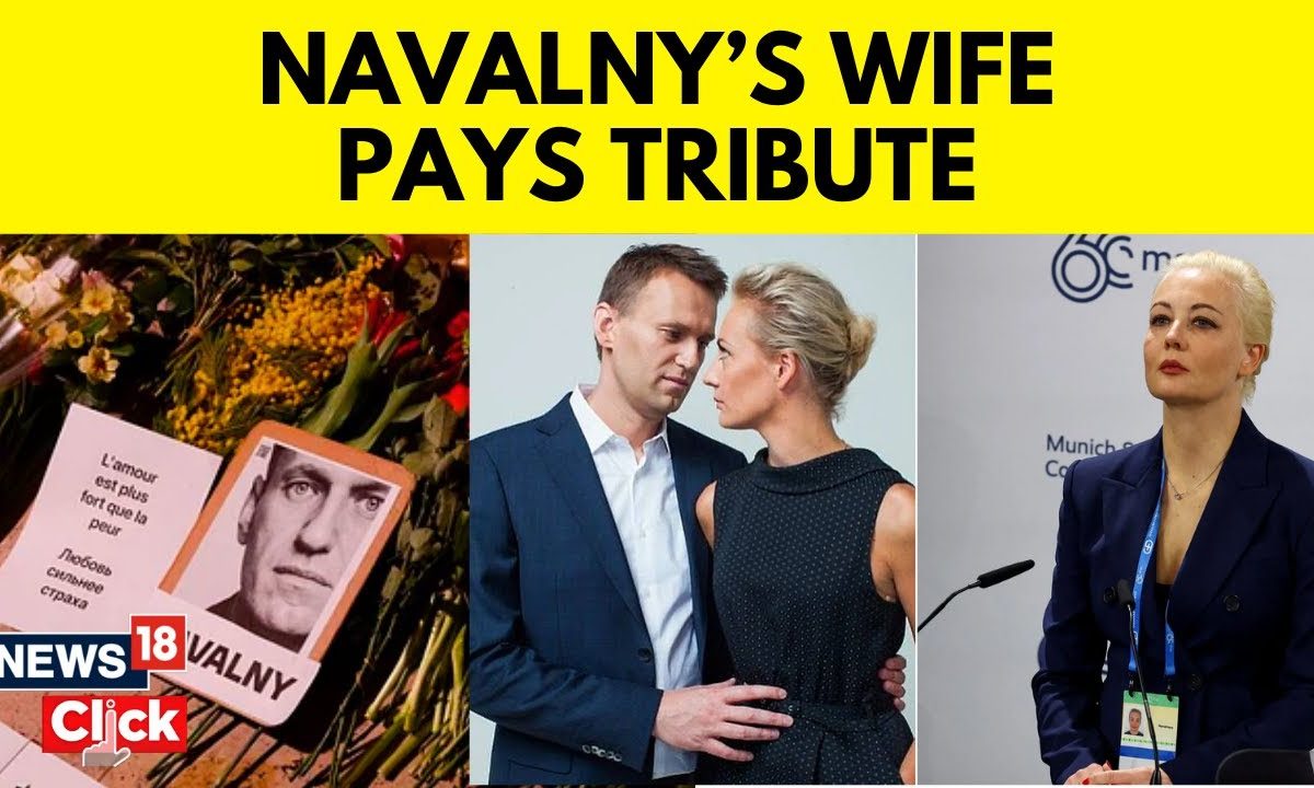 Russian Opposition Leader Alexei Navalnys Wife Pays Tribute To Him