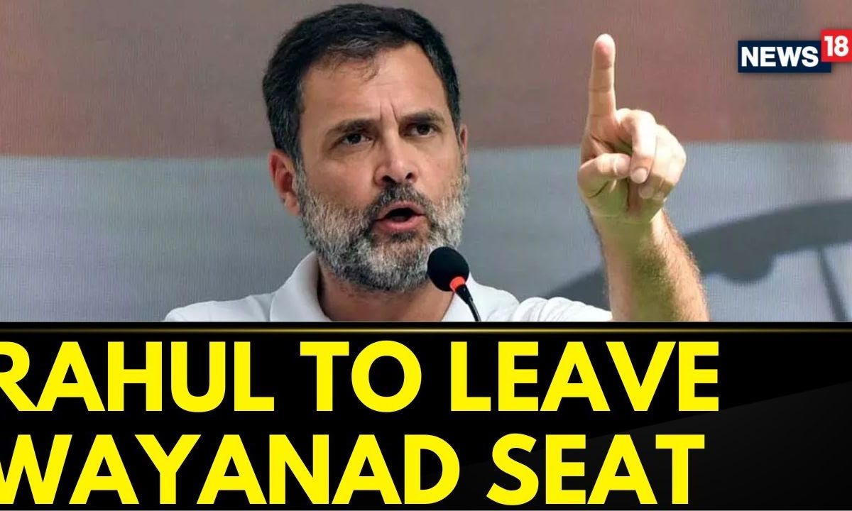 Lok Sabha Elections 2024 Rahul Gandhi Likely To Leave Wayanad Seat