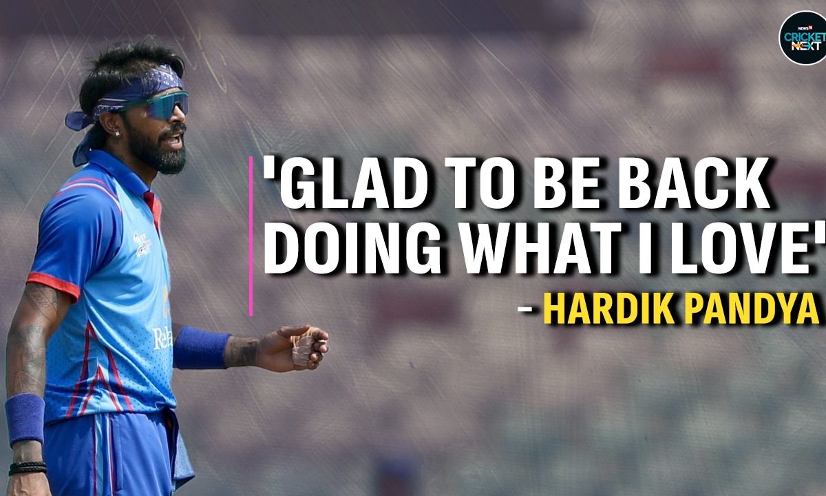 Hardik Pandya glad to make his return to competitive cricket – News18